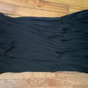 Anthropologie Black Strapless Dress
